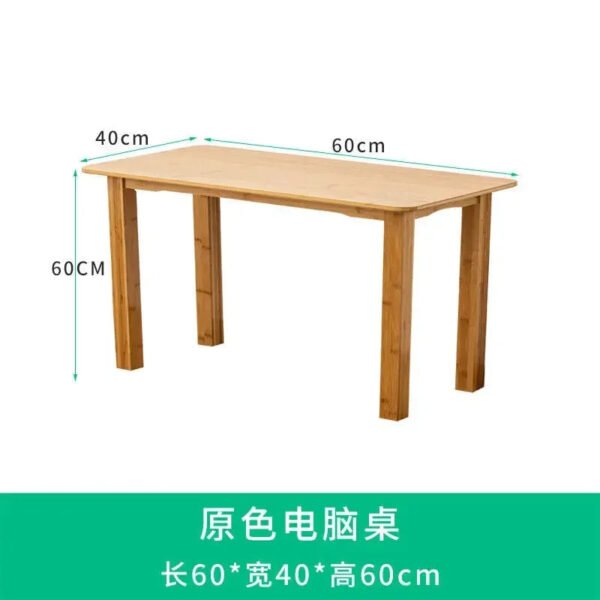 Nordic Desks Computer Desk Desktop Student Writing Desk Rectangular Simple Bedroom Long Table Bamboo Solid Wood Office Furniture
