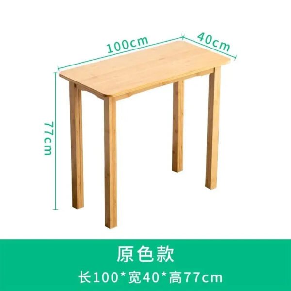 Nordic Desks Computer Desk Desktop Student Writing Desk Rectangular Simple Bedroom Long Table Bamboo Solid Wood Office Furniture