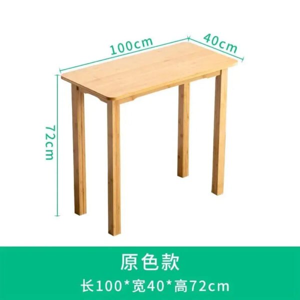 Nordic Desks Computer Desk Desktop Student Writing Desk Rectangular Simple Bedroom Long Table Bamboo Solid Wood Office Furniture