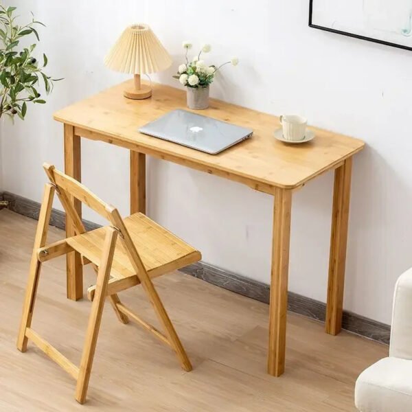 Nordic Desks Computer Desk Desktop Student Writing Desk Rectangular Simple Bedroom Long Table Bamboo Solid Wood Office Furniture