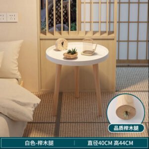 Nordic Modern Bedside Table Double Design Coffee Table Heightened Sidewall Bedroom Furniture Triangular Structure Side Table
