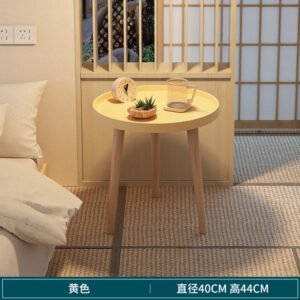 Nordic Modern Bedside Table Double Design Coffee Table Heightened Sidewall Bedroom Furniture Triangular Structure Side Table
