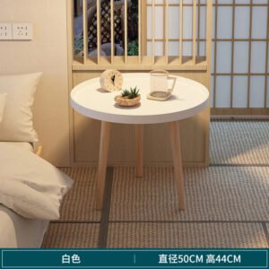 Nordic Modern Bedside Table Double Design Coffee Table Heightened Sidewall Bedroom Furniture Triangular Structure Side Table