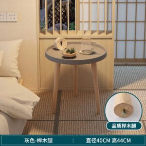 Nordic Modern Bedside Table Double Design Coffee Table Heightened Sidewall Bedroom Furniture Triangular Structure Side Table