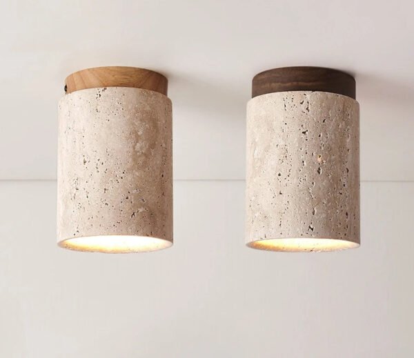 Nordic Modern Stone Ceiling Lamp Bedroom Corridor Flush Mounted Foyer Hallway Lights Fixture Staircase Indoor Lighting Decor Led