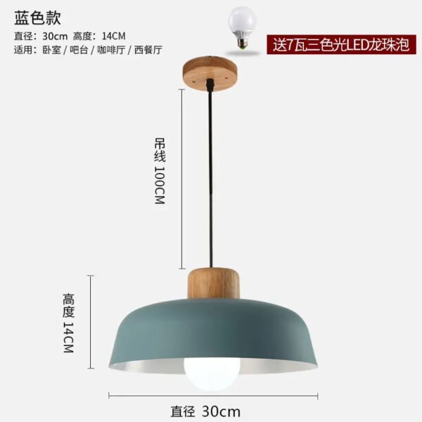 Nordic style chandelier restaurant kitchen bar study bedroom minimalist modern creative personalized chandelier