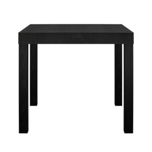 End Table, Black Oak/Canyon Walnut/White
