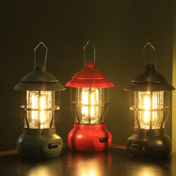 Portable Waterproof Camping Lantern,LED Flashlight, Lighting Fixtures for Indoor,Outdoors,Emergency Light