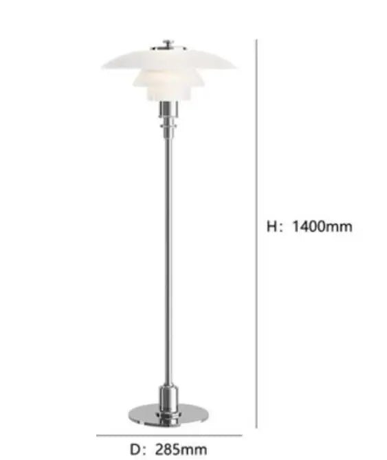 Post Modern Bedside Floor Lamp Designer Glass Floor Lamp For Living Room Bedroom Study Decor Minimalist LED Standing Light