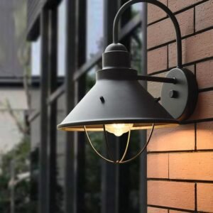 Retro Wall Light Exterior E27 Waterproof Porch Balcony American Bulb Farmhouse Wall Sconce Lamp  Front Porch Outdoor Lighting