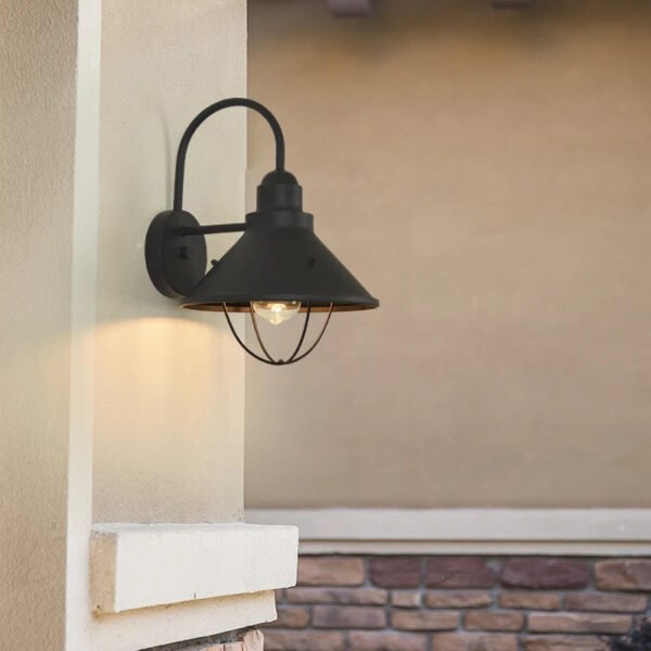 Retro Wall Light Exterior E27 Waterproof Porch Balcony American Bulb Farmhouse Wall Sconce Lamp  Front Porch Outdoor Lighting