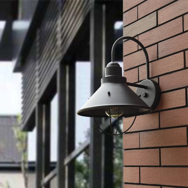 Retro Wall Light Exterior E27 Waterproof Porch Balcony American Bulb Farmhouse Wall Sconce Lamp  Front Porch Outdoor Lighting