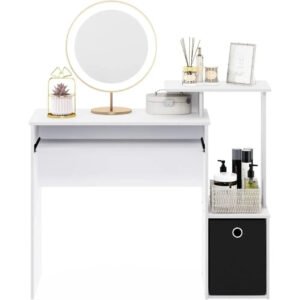 Room Desk to Study White/Black Furniture Econ Multipurpose Home Office Computer Writing Desk Table Pliante Desks Reading Gaming