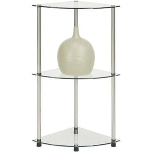 Sebc729a896e74a13b3d15ae197a6ce4aP.jpg No Tools 3 Tier Corner Shelf, Multiple Colors
