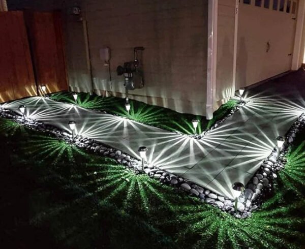 Solar light outdoors garden plug-in lawn lamp head LED waterproof lawn garden villa home landscape solar outdoor light