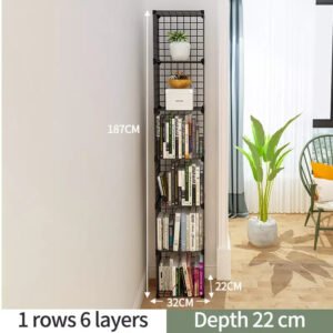 Stackable Wire Cubes Storage Organizer Bookcase DIY Wire C Grids Storage Shelves Cabinet Closet Metal Bookshelf for Home Office