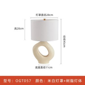 Vintage table lamp Designer japanese wabisabi lamp Home Decorative E27 Living Room Background Bedroom Bedside lamps