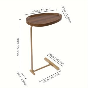 30*45*70cm/11.8*17.7*27.5inch End Table Perfect For Holding Snacks and Drinks While Watching TV and Used as End Table Computer Desk and Bedside Table Furniture Accessories