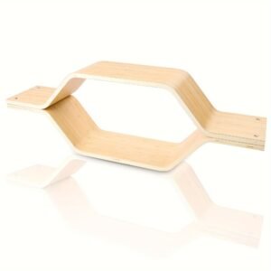 1PC/6PCS Wall Mounted / Free Standing Hexagonal Modular Storage Shelf, Honeycomb Bookshelf, Display Shelf, Art shelves for Living Room, Bedroom, Office