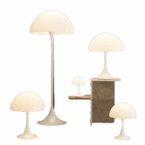 Modern White Mushroom Floor Light for Livingroom  Bedside Lamp Home Decor Standing Table Lamp Reading Lighting Fixtures