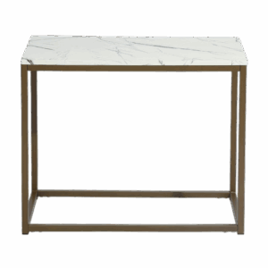 Side Table, Sofa Side Table, Decorative Coffee Table, Table for Portable Computer, Living Room, Bedroom, Workshop, white